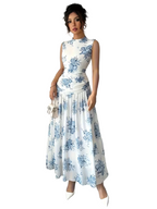 Women's Floral Print Maxi Dress