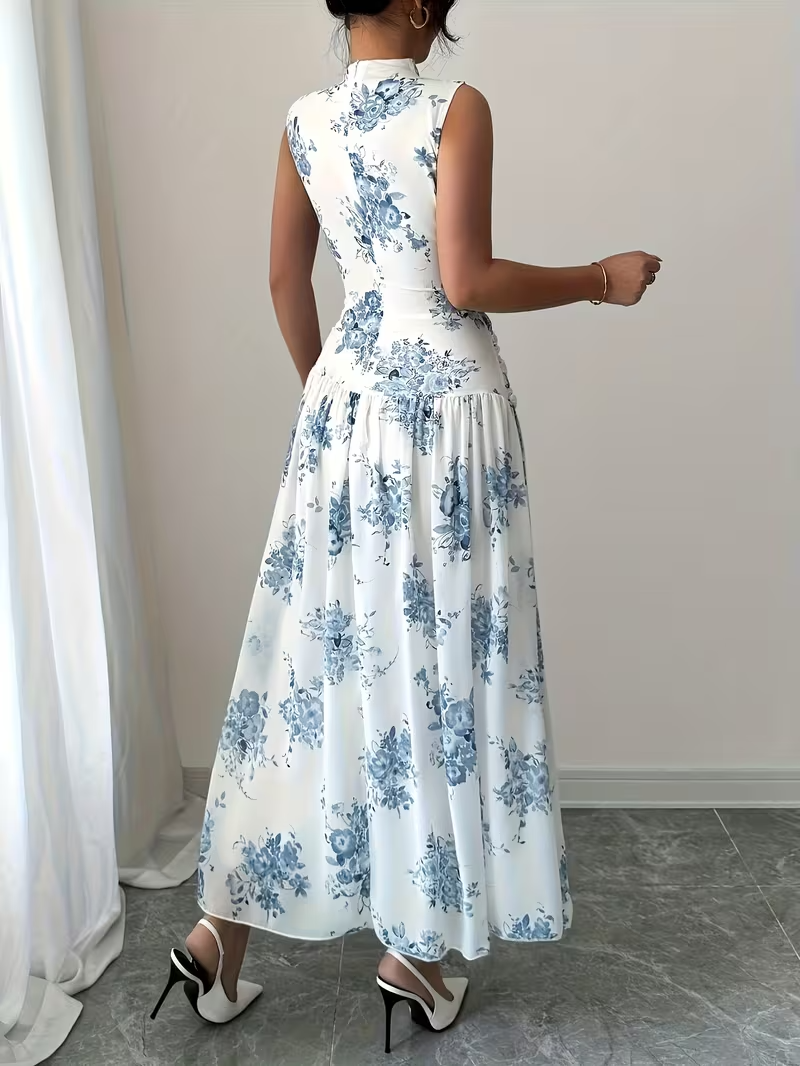 Women's Floral Print Maxi Dress
