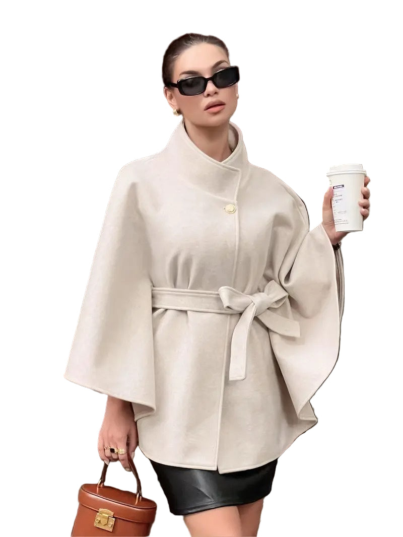 Women's Hip-Length Structured Coat