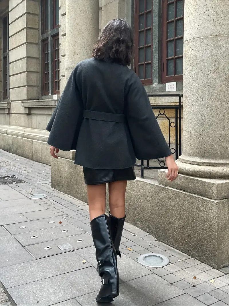 Women's Hip-Length Structured Coat