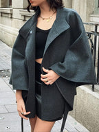 Women's Hip-Length Structured Coat