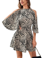 Women's Zebra Print Dress