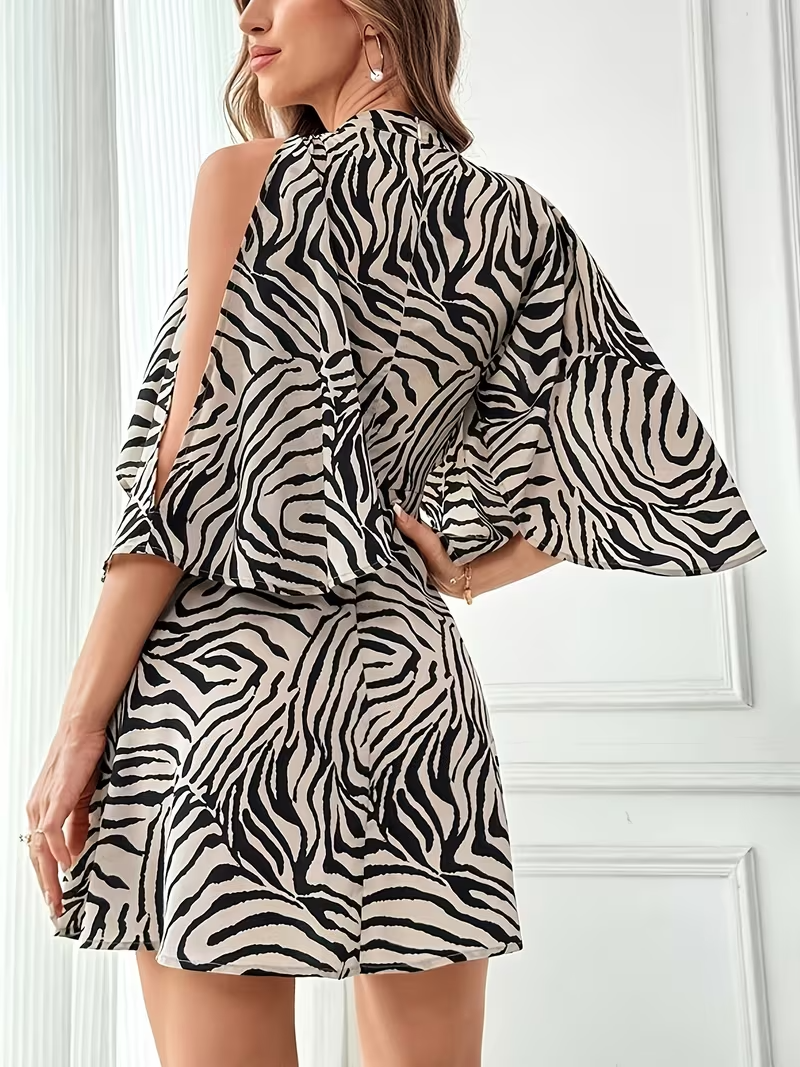 Women's Zebra Print Dress