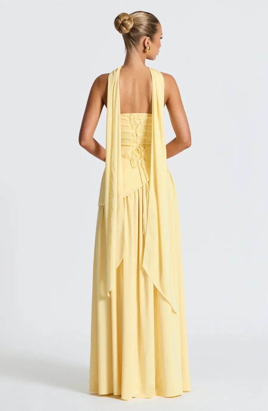 Women’s Long Strapless Dress High Slit